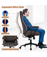 High Back Ex ecutive Office Chair Adjustable Reclining Task Chair