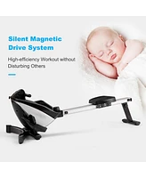 Magnetic Rowing Machine, Folding Rower with Lcd Display
