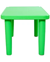 Kids Portable Plastic Table and Play Activity School Home Furniture