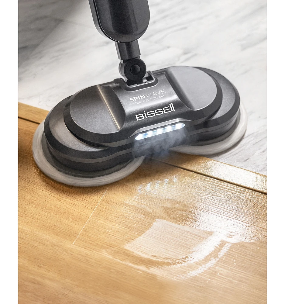 Bissell SpinWave Smart Steam Scrubbing Sanitizing Spin Mop