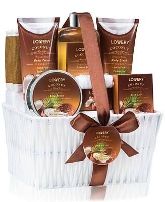 Lovery 9-Pc. Tropical Milky Coconut Bath Gift Set