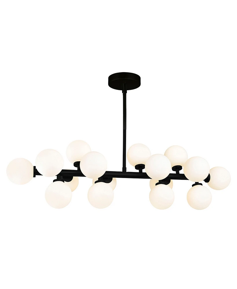 Cwi Lighting 12" Metal Arya 16 Light Chandelier