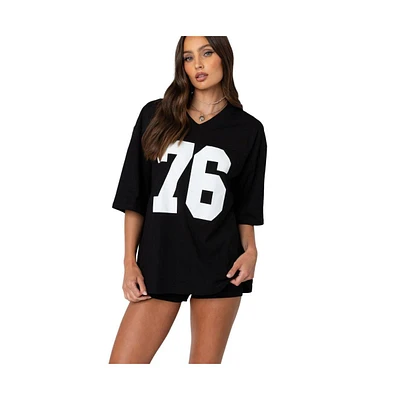 Edikted Women's 76 oversized T-shirt