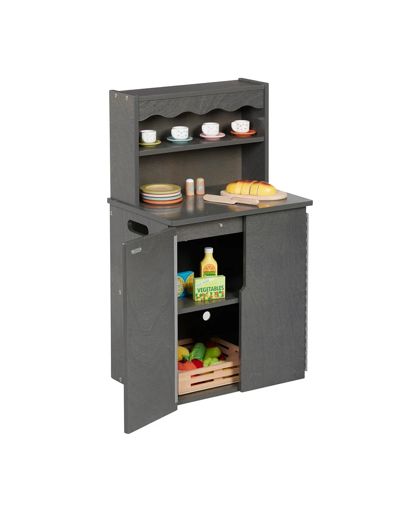 ECR4Kids Kids Play Kitchen Storage Cupboard