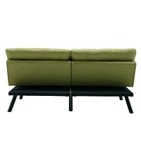 Velvet Sofa, Accent Sofa Loveseat Sofa With Metal Feet