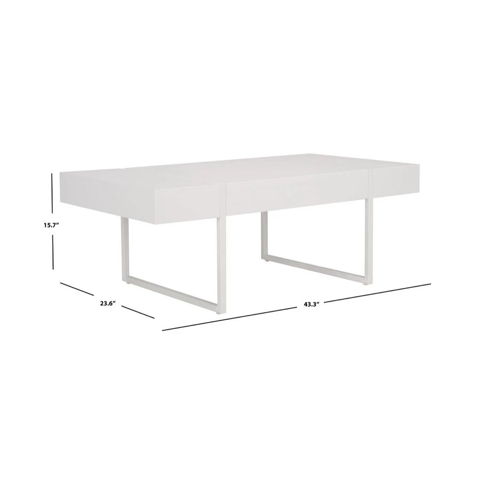 Tristan Rectangular Modern Coffee Table
