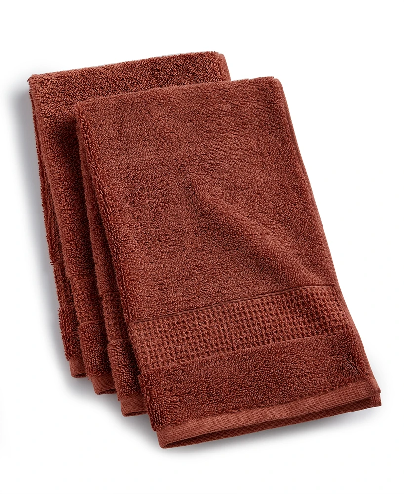 Oake Organic Cotton 2-Pk. Hand Towel, Exclusively at Macy's