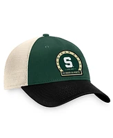 Top of the World Men's Green Michigan State Spartans Refined Trucker Adjustable Hat