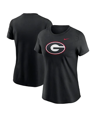 Nike Women's Black Georgia Bulldogs Primetime Evergreen Logo T-Shirt