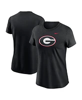 Nike Women's Black Georgia Bulldogs Primetime Evergreen Logo T-Shirt