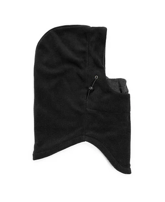 Muk Luks Men's Unisex Long Fleece Hood, Camo/Adventure, One