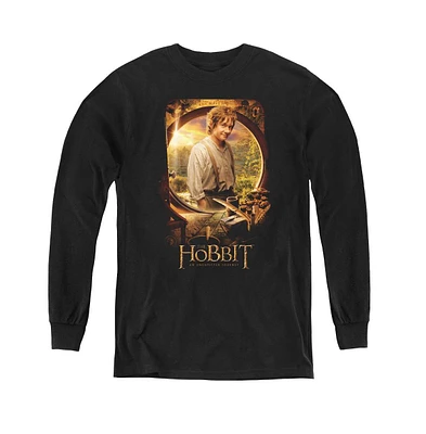 The Hobbit Youth Bilbo Poster Long Sleeve Sweatshirts