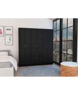 Fm Furniture Guajira Six Door Armoire