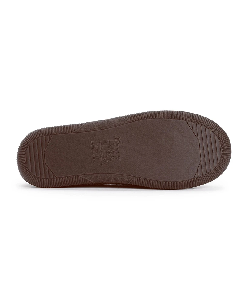Muk Luks Men's Faux Suede Moccasin Slippers