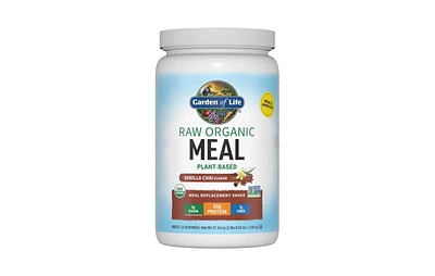 Garden of Life Raw Organic Meal Vanilla Spiced Chai Powder, 1115g Powder