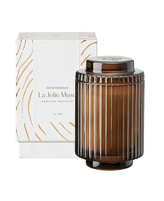La Jolie Muse Amelie Candle, Santal Himalayen, 7 oz