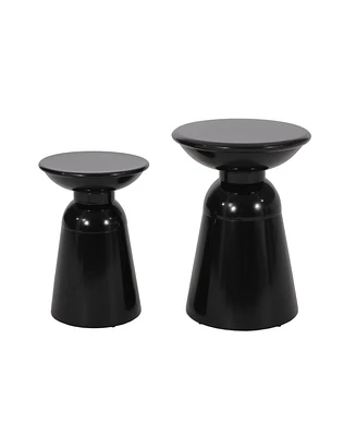 Sleek Outdoor Iron Side Table for Style and Functionality