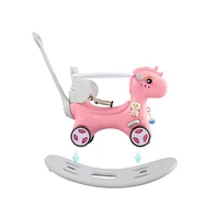 4-in-1 Rocking Horse Balance Bike, Ride-On, Rocking, and Balance Board