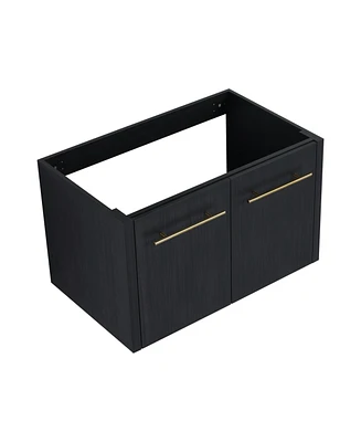 Inch Wall-mounted Bathroom Vanity (Only the Cabinet Body