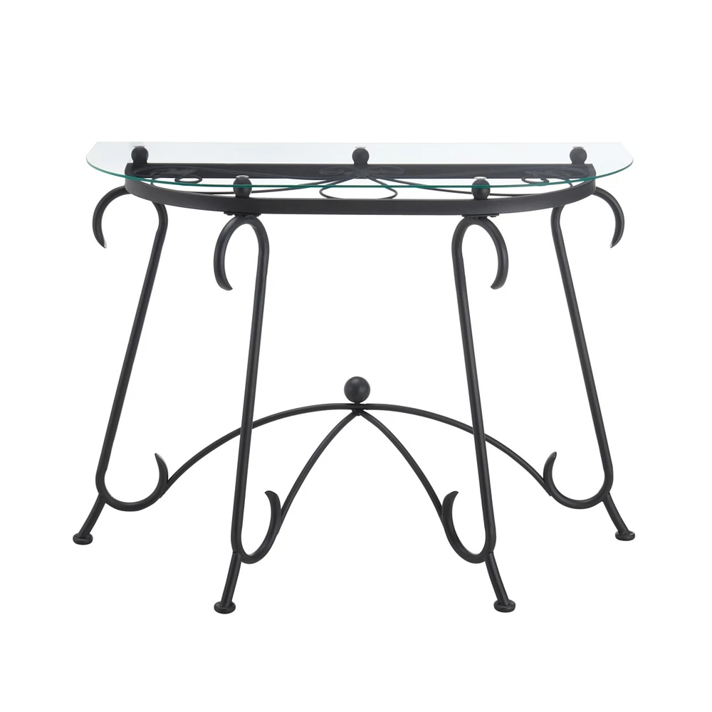 Elegant Rustic Glass Coffee Table Set with Versatile Configuration
