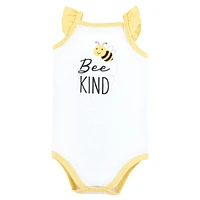 Hudson Baby Girls Soft Cotton Sleeveless Onesies