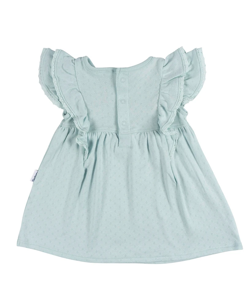 Baby Girls Dress and Diaper Cover Set, 2 Piece