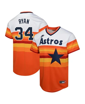Nike Big Boys and Girls Nolan Ryan White Houston Astros Cooperstown Collection Limited Player Jersey