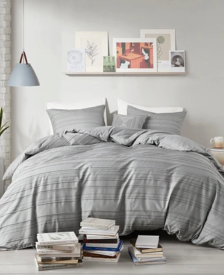 Intelligent Design Oliver 4-Pc. Duvet Cover Set with Throw Pillow, Full/Queen