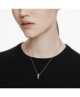 Swarovski Hyperbola Pendant, Mixed Cuts, Twist, White Necklace