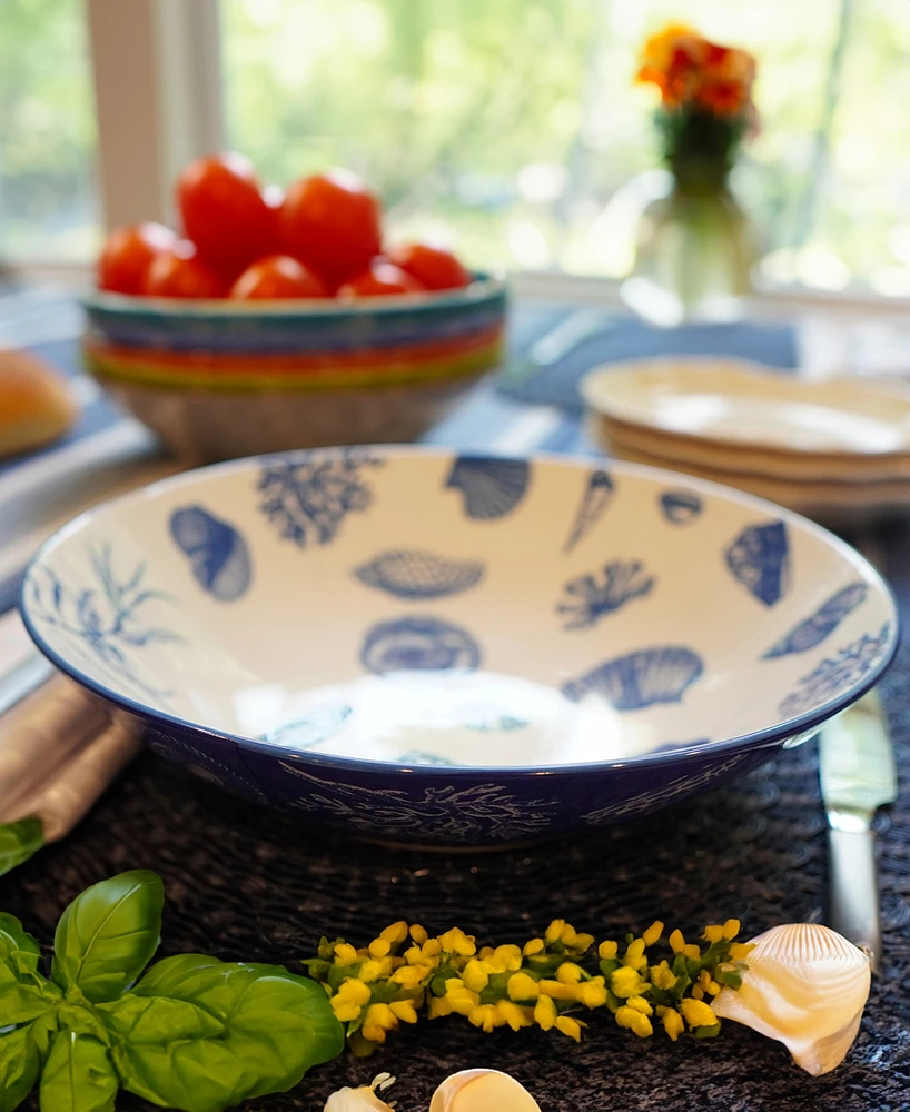 Certified International Seaside Set of 6 Soup or Pasta Bowl, 6 Asst