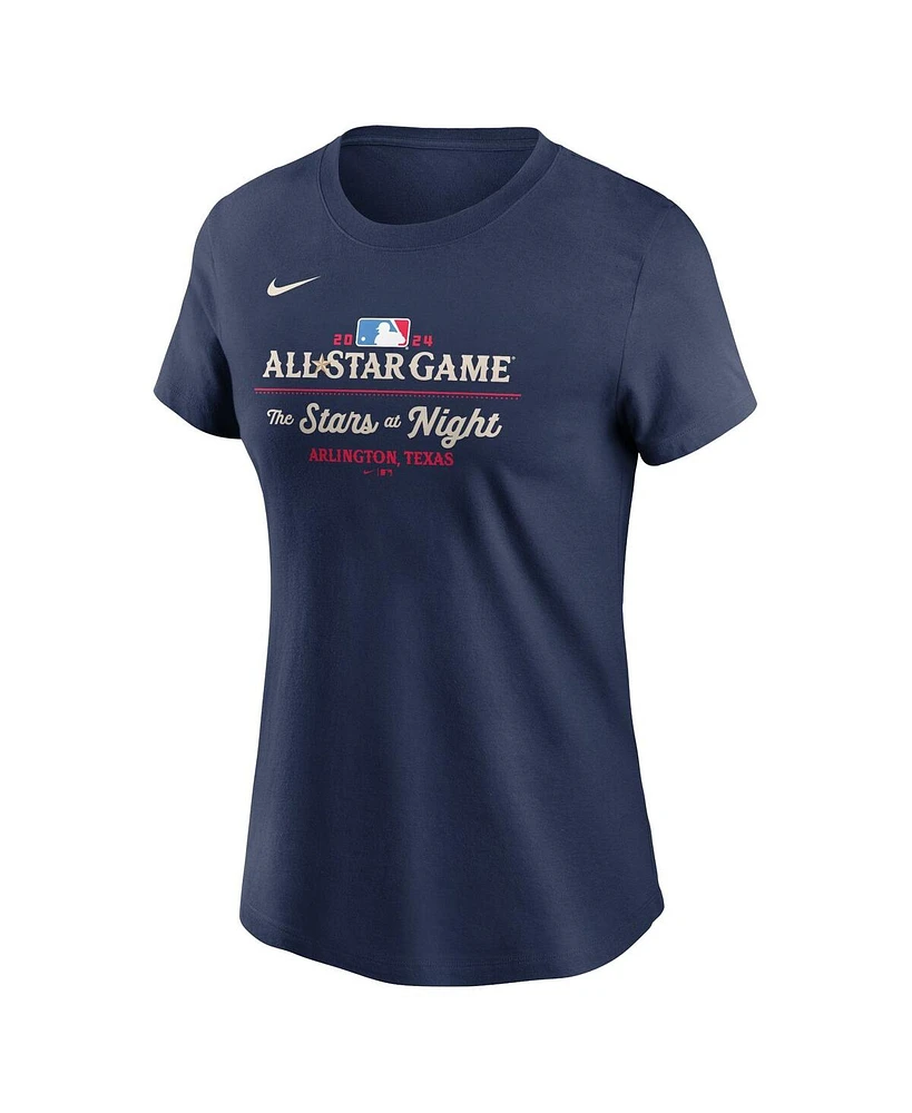 Nike Women's Navy 2024 Mlb All-Star Game Stars at Night T-Shirt