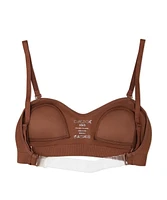 Capezio Women's Seamless Clear Back Bandeau Bra