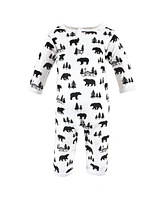 Hudson Baby Boys Unisex Triple Full-Body Suit Pack