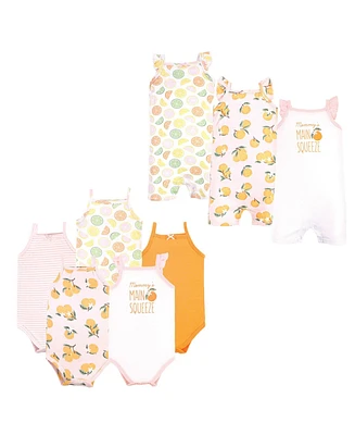 Hudson Baby Girls Cotton Bodysuits and Rompers