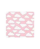 Hudson Baby Infant Girl Cotton Flannel Receiving Blankets, Girl New Elephant, One Size