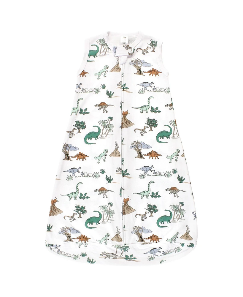 Hudson Baby Boys Cotton Long-Sleeve Wearable Sleeping Bag, Sack, Blanket, Sleeveless