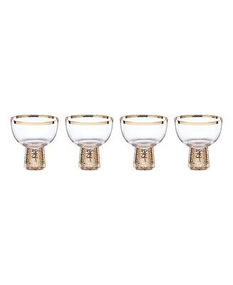Lenox Tuscany Classics Gold Frost Coupes, Set Of 4