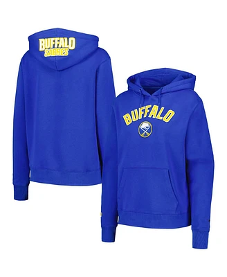 Pro Standard Women's Royal Buffalo Sabres Classic Chenille Pullover Hoodie