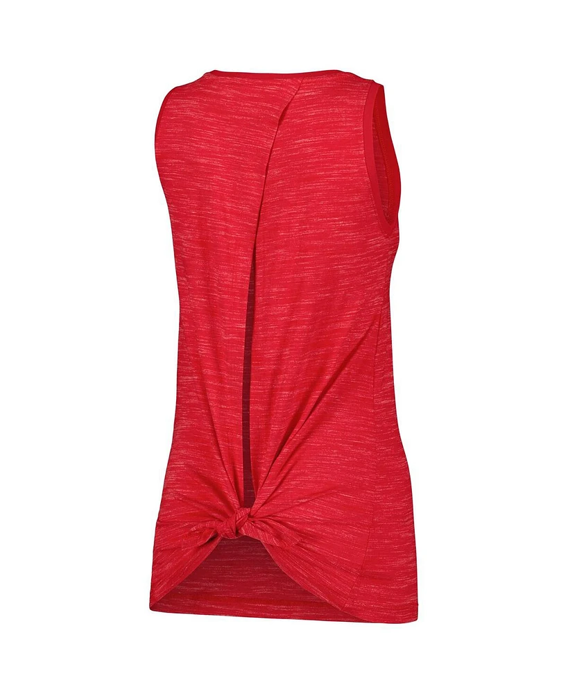 New Era Women's Red St. Louis Cardinals Space-Dye Active Tank Top