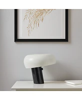 Kingpin 10" Modern Led Table Lamp with Marble Base