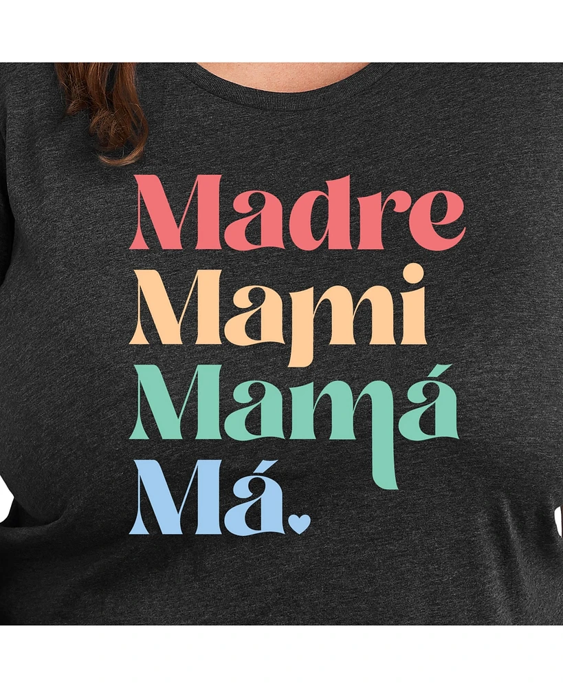 Hybrid Apparel Madre Mami Mama Plus Graphic Tee