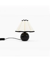 Blair Modern Led Classic Table Lamp with Black Marble Base (10"), Bulb Included
