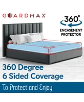 Guardmax Waterproof Zippered Mattress Encasement - Full Size (9-11 Deep) - Grey