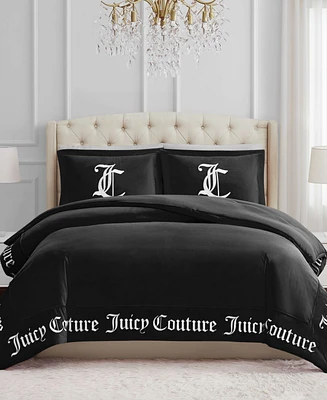 Juicy Couture Reversible Velvet Comforter Set, Twin/Twin Xl