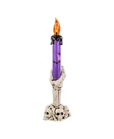Northlight Lighted Skeleton Hand Halloween Candles - 8.25" - Set of 3