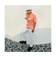Men's Tangarine Orange Heathered Shirt