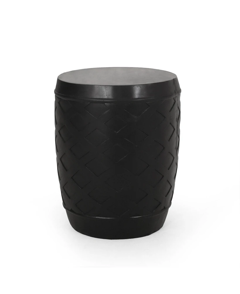 Streamdale Furniture Modern Lattice Side Table Minimalist Elegance and Functionality