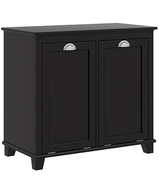 Homcom Tilt-Out Laundry Sorter Bathroom Cabinet