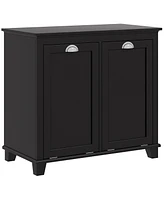 Homcom Tilt-Out Laundry Sorter Bathroom Cabinet