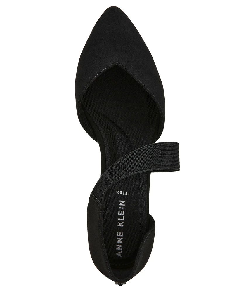 Anne Klein Women's Oksanna Asymmetrical Pointed Toe Flats